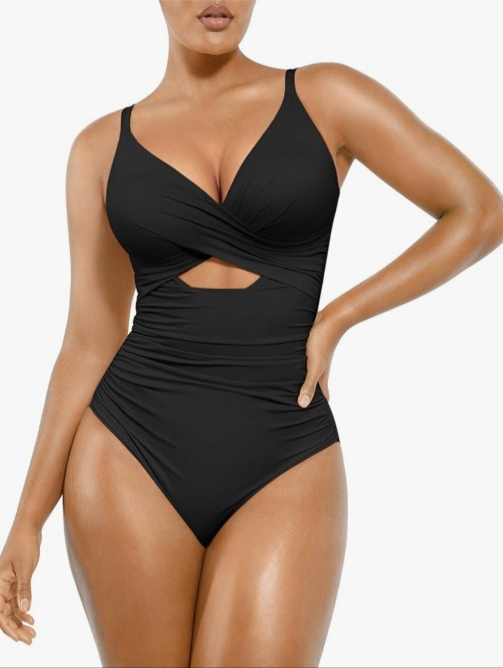 Shapellx 1pc Tummy Control Women's Swimsuit - Picture 1 of 7